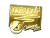 Sticker | coldzera (Gold) | Cologne 2015
