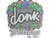 Sticker | donk (Embroidered) | Budapest 2025
