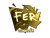 Sticker | fer (Gold) | Cologne 2016
