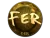 Sticker | fer (Gold) | Katowice 2019