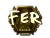 Sticker | fer (Gold) | London 2018