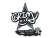 Sticker | Grim (Glitter) | Antwerp 2022