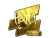 Sticker | Happy (Gold) | Atlanta 2017