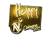 Sticker | Happy (Gold) | Cologne 2015