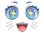 Sticker | Kawaii Eyes (Glitter)