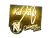 Sticker | kioShiMa (Gold) | Cologne 2015
