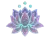 Sticker | Lotus (Glitter)
