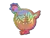 Sticker | Poorly Drawn Chicken (Holo)