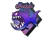 Sticker | Purple Jaggyfish