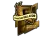 Sticker | Quantum Bellator Fire (Gold) | Boston 2018