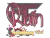 Sticker | rain (Glitter) | Shanghai 2024