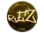 Sticker | REZ (Gold) | Katowice 2019