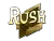 Sticker | RUSH (Gold) | Boston 2018