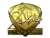 Sticker | steel (Gold) | Krakow 2017