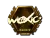 Sticker | woxic (Gold) | London 2018