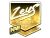 Sticker | Zeus (Gold) | Cluj-Napoca 2015