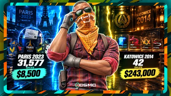Paris 2023 Sells the Most Stickers. Katowice 2014 Makes the Most Money.