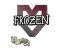 Sticker | frozen | Paris 2023