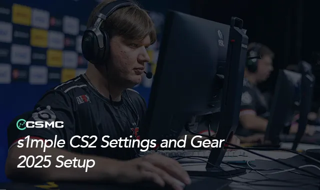 s1mple CS2 Settings, Crosshair & Gear Setup
