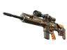SCAR-20 | Short Ochre (Battle-Scarred)