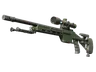 Souvenir SSG 08 | Green Ceramic (Battle-Scarred) skin